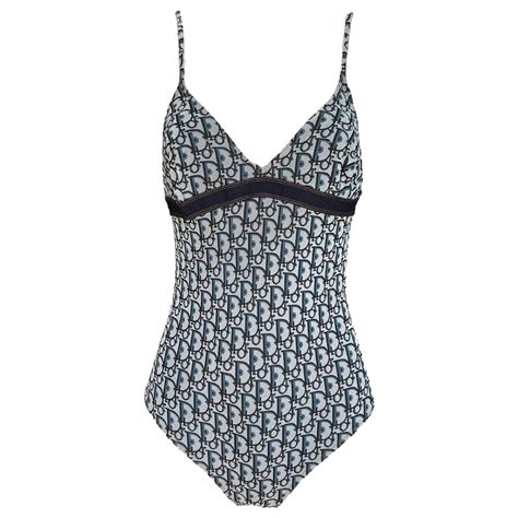 christian dior one-piece swimsuit|Dior oblique bikini.